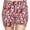 Union Jack Print, variant on ToBeInStyle Women's Floral Print Mini Shorts