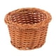 thumbnail image 1 of 1 unidad de cesta trenzada a escala 1/12 para mini casa, modelo de contenedor de alimentos, accesorios de mobiliario para mini casa (sin asa, color marrón)., 1 of 8