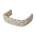 thumbnail image 2 of Protector de sección frontal para cochecito de mascotas, cómodo tapete de protección extraíble de algodón, antiarañazos, accesorio para carritos de floral beige, 2 of 10