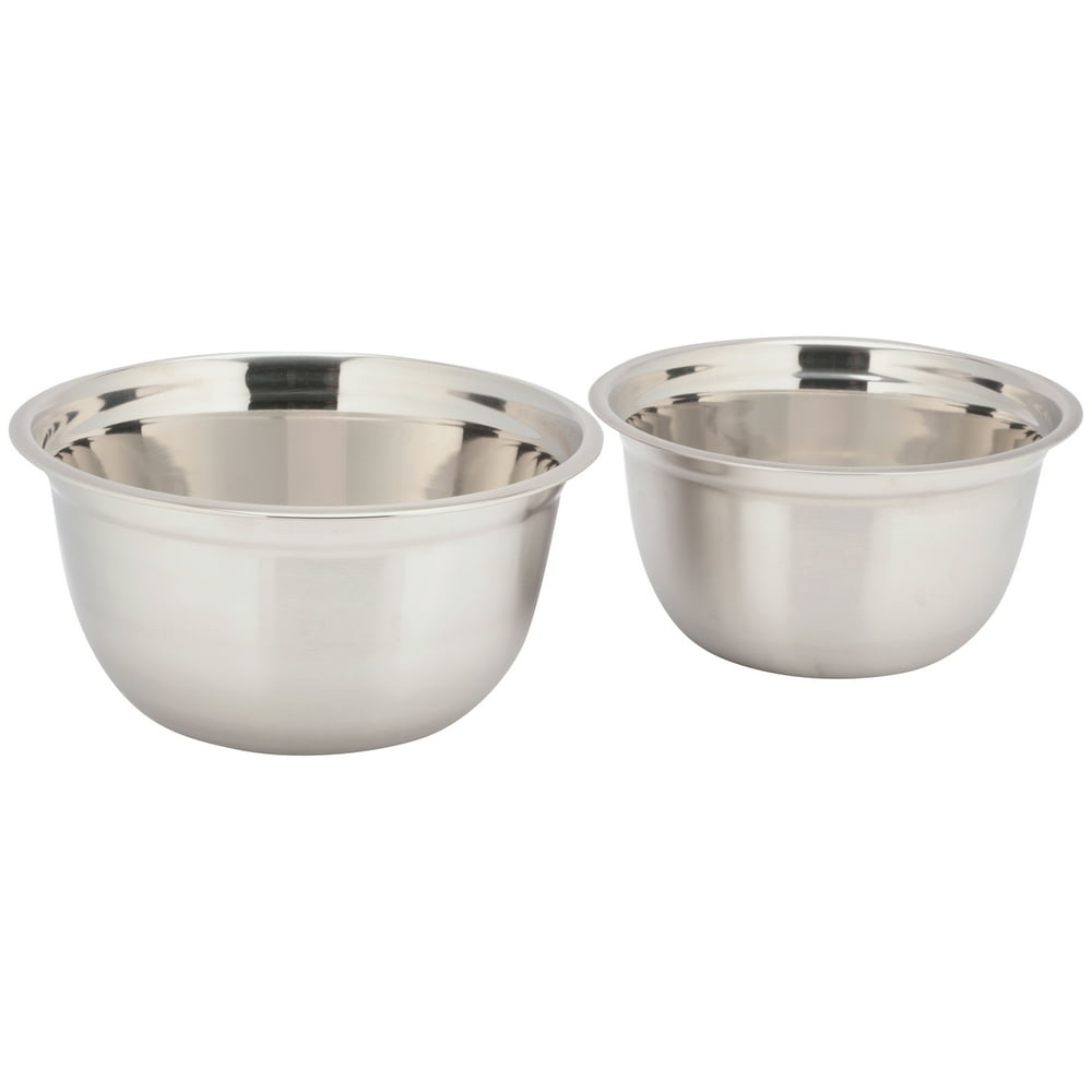 PrepNCook Stainless Steel Mixing Bowls 2 pc Pack
