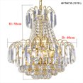 thumbnail image 2 of Miumaeov Modern Luxury K9 Crystal Chandelier Pendant Light Ceiling Lamp Lighting Fixture for Bedroom Living Room Dining Room, 2 of 13