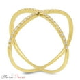 thumbnail image 2 of 0.25 ct Brilliant Round Cut Genuine Cultured Diamond VS1-VS2 I-J 14K Yellow Gold Statement Promise Wedding Statement Engagement Designer Ring size 4.5, 2 of 7