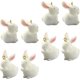 thumbnail image 1 of Dijes de conejo de Pascua para hacer joyas, dijes de animales de conejo de conejito, colgantes para collar, pulsera, pendientes, manualidades de Pascua para niños, 8 Uds., 1 of 5