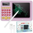 thumbnail image 3 of Math Games Toy with LCD Writing Tablet 2 in 1 Early Learning Math Arithmetic Exercise Toy USB Charging Addition Subtraction Multiplication and Division Oral Learning Toy Montessori Toy, 3 of 6
