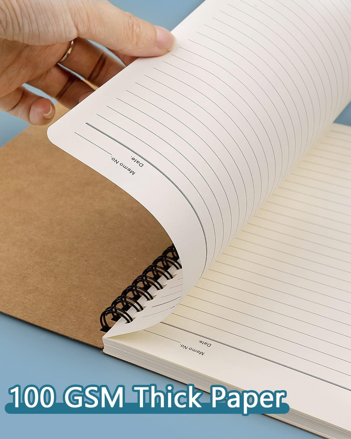 Spiral Notebooks A5 Lined 20Pcs College Ruled Journals for Work, School and Travel, Good for Students and Office 120 Pages/60 Sheets