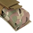 thumbnail image 7 of Pebbuoy Flashlight Bag Waterproof 600D Nylon Fabric MOLLE System Heavy Duty Outdoor Hiking Backpacking Torch EDC Tools Holder Pouch, 7 of 7