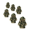 thumbnail image 2 of Camouflage Dog Hoodies Fleece Lined Chic Warm Pink or Green Camo Sweatshirts (xxLarge - Green), 2 of 8