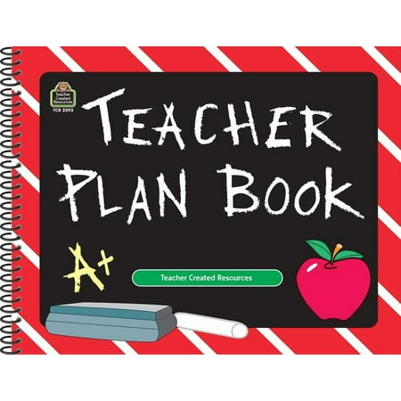 Chalkboard Teacher Plan Book, (Paperback)