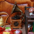 thumbnail image 6 of Nostalgic Miniature Turntable Dollhouses Piece Adds Vintage Charm to Any Room Setting Pretend Play, 6 of 9