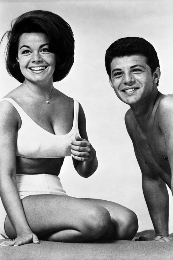 Annette Funicello Huge Cleavage In Bikini With And Frankie Avalon In Beach Party 24x36 Poster Walmart Com Annette Funicello Huge Cleavage In Bikini With And Frankie Avalon In Beach Party 24x36 Poster Walmart Com