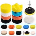 thumbnail image 1 of Almohadilla de pulido de taladro de 3 pulgadas, Kit de almohadillas de pulido de espuma para coche de 11 piezas, kit de pulido de accesorio de pulidor de taladro para pulido de coche, 1 of 5