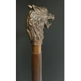 thumbnail image 4 of NAUTICALMARTUS Antique Wolf Head Handle Victorian Style Wooden Walking Stick Cane Shaft Gift, 4 of 4