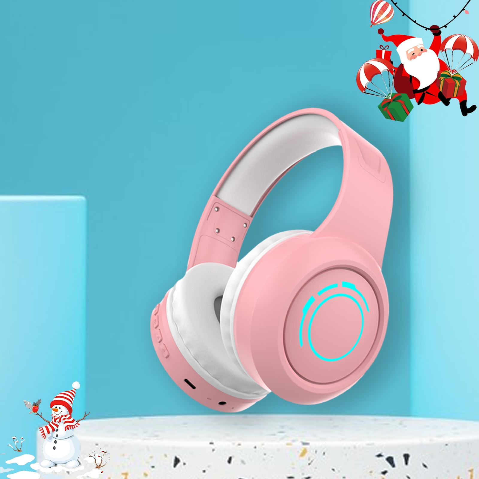Kids Wireless Active Noise Cancelling Headphones, Bluetooth 5.4, 40H Playtime, Volume Limited 75/85/94dB, Type-C Fast Charging, Mic, Foldable for School/Travel/Airplane,Pink