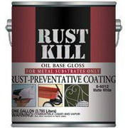 Majic Paints Rustkill 8-6021-1 Rust-Preventive Coating, White, Semi-Gloss, 1 gal Can