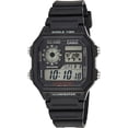thumbnail image 1 of Reloj Multifunción Casio AE1200WH-1A Caja de 39.5 mm Resistente al Agua Correa de Resina Negro para Hombre Casio AE1200WH-1A, 1 of 2
