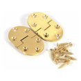 thumbnail image 5 of Jinsinto2pcs Solid Butler Butler Butler Hinge Round Edge 2-1/2"x1-1/2" Satin Finish with Set Screws for Folding Table, 5 of 5
