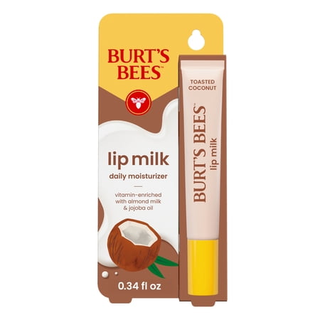 Burts Bees Toasted Coconut Lip Milk, 1-Pack, 0.34 oz.
