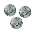 thumbnail image 4 of 3 posavasos absorbentes para tazas de té, decorativos, protectores de mesa, resistentes al calor, modernos Estilo C, 4 of 9