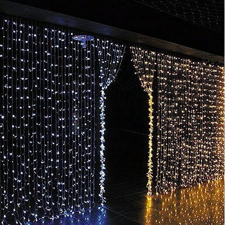 2 Pack 3mx3m Window Led Curtain Icicle Lights 300 Led Fairy String Light Indoor Decoration For Christmas Wedding Party Living Room Bedroom Daylight Walmart Canada
