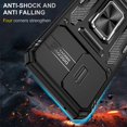 thumbnail image 4 of for Samsung A54 5G Case, Galaxy A54 5G Case with HD Screen Protector, Military-Grade Protective Shockproof Cover Case with Ring Holder and Stand for Samsung Galaxy A54 5G Black, 4 of 7