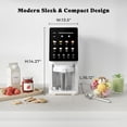thumbnail image 3 of 11-in-1 Electric Ice Cream Maker with 8 programs, mixes and churns ingredients, 3 pints frozen dessert grade, includes recipe and 3 20-ounce cups. (White), 3 of 8
