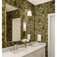 thumbnail image 4 of S4Sassy Peel & Stick Vinyl Wallpaper, Jungle Wall Paper Contact Paper Waterproof- Brown, 25"x360", Removable Asian Style Covering for Home Decor in Bedrooms & Living Areas, 4 of 9
