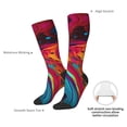 thumbnail image 4 of Balery Colorful Abstract Swirls Calcetines novedosos Calcetines deportivos Calcetines hasta la rodilla Calcetines de algodón Calcetines originales y geniales, 4 of 6