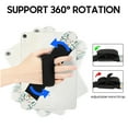 thumbnail image 4 of Fintie Universal Hand Strap Holder for 9-10 Inch Tablets eReaders, 360 Degrees Swivel PU Leather Handle Grip for iPad, Galaxy Tab 9.7" 10" 10.1" 10.2" Tablet, 4 of 8