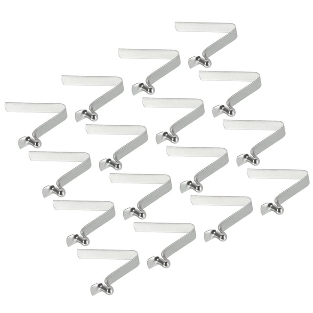 Unique Bargains 5x3mm Kayak Paddle Snaps, Hollow Button Single Pin Lock Tube Spring Clips for Tent Pole, 16 Pack