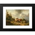 thumbnail image 2 of Edmund Mahlknecht 24x17 Black Modern Framed Museum Art Print Titled - Returning Home from the Alpine Pasture, 2 of 5