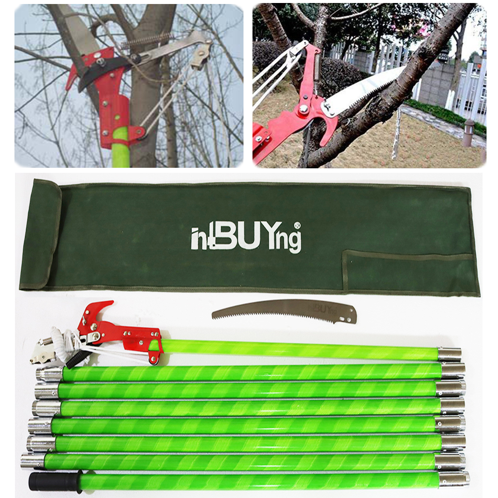 Techtongda New 26 Feet Tree Saw Pruner Tree Branch Trimmer Cutter Loppers Hand Pole Saws Free Shipping - image 2 of 15