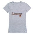 thumbnail image 1 of W Republic 555-460-HGY-01 T-Shirt Script pour Femmes St. Lawrence University, Gris Chiné - Petit, 1 of 1