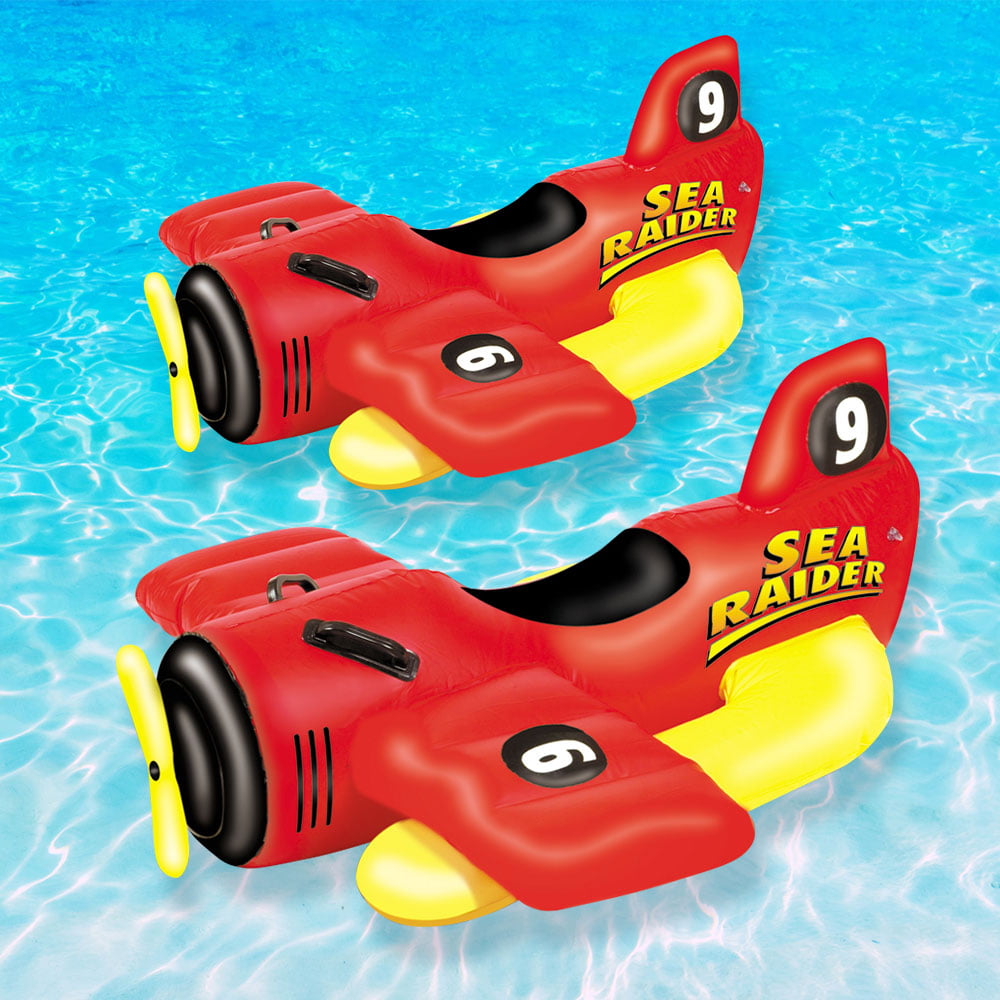 Swimline SeaRaider Sea Plane Kiddie Ride-On for Swimming Pools