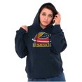 thumbnail image 3 of Aliens UFOs Believers Funny Nerdy Unisex Plus Fleece Graphic Hoodie Brisco Brands 2X, 3 of 5