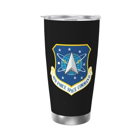 

Air Force Space Command 20 Oz Water Bottle Insulated Tumblers Stainless Steel Cups Double Wall Tumbler with Lid