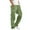 Green #059, variant on Mohiass Mens Cargo Pants Hiking Drawstring Athletic Baggy Trousers Relaxed Fit Casual Outdoor Joggers Sweatpants with Pockets Army Green L