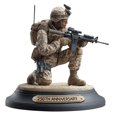 thumbnail image 2 of Ornament*1 250Th Anniversary U.S. Commemorative Resin Soldier Figurines Honor Decor, 2 of 5