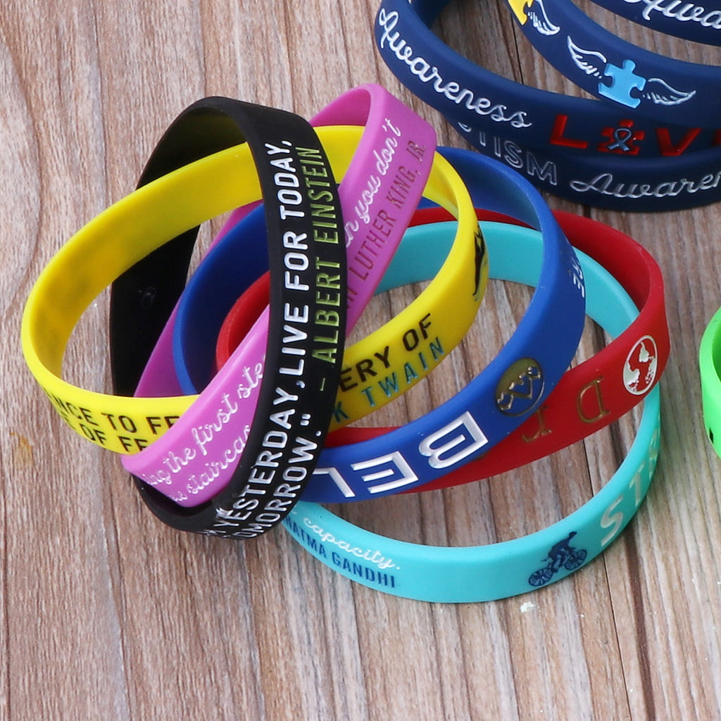 QR Code Silicone Wristbands | Custom Logo Wristbands | Custom Made Silicone  Wristbands