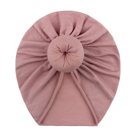 

Headwear Solid Baby Toddler Hat Kids Boys Girls Knotted Accessories Baby Care Month Baby Boy