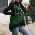 thumbnail image 4 of Xdegoge Womens Puffer Vest Quilter Lightweight Zip Up Sleeveless Jackets Hooded Padded Gilet Winter Warm Waistcoat with Pockets, 4 of 9