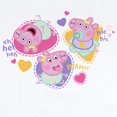 thumbnail image 2 of CafePress - Peppa Pig: Happy Baby - Baby Light Bodysuit, Size Newborn - 24 Months, 2 of 4