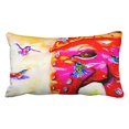 thumbnail image 1 of RYLABLUE Magic Hummingbirds Elephant Print Polyester 20 x 30 Inch Rectangle Throw Pillow Covers With Hidden Zipper Home Sofa Cushion Decorative Pillowcases, 1 of 1