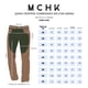 thumbnail image 5 of Jeans de mezclilla MCHK 8068. Cropped, Diseño bicolor, Color militar y arena. Para hombre, 5 of 5