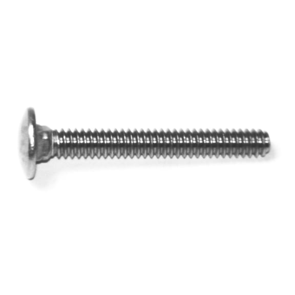 3/16-24 x 1-1/2" 18-8 Stainless Steel Coarse Thread Carriage Bolts (8 pcs.)