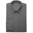 thumbnail image 5 of Men's Berlioni Solid Button Up Spread Collar Work Long Sleeve Dress Shirt, 5 of 5
