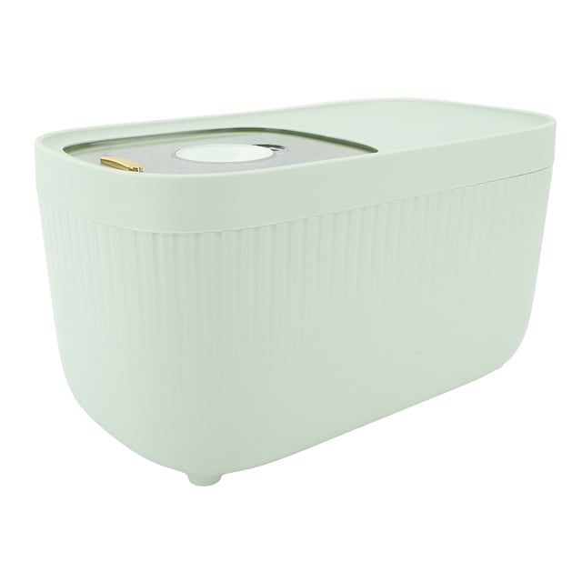 Rice Bins Plastic Storage Container, Flour Rice Bucket Storage Bin With Lid And Measuring Cup Sealing Clear Scale Kitchen Supplies For Miscellaneous Grains