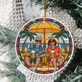 thumbnail image 2 of Old couple Ornament – Unique Personalized Ornament for Retired Grandparents, Christmas 2025 Holiday Keepsake, 2 of 4