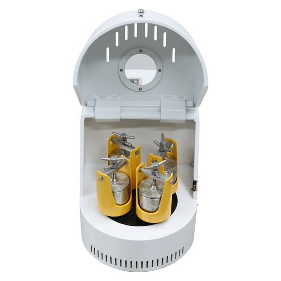 0.4L Planetary Ball Mill Machine Lab Ball Grinding Mill Powder Grinder with 4x0.1L Stainless Steel Jar and Balls 110V