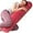 Red, variant on Bolster Pillow for Bed, Long Round Body Pillow for Adults with Removable Velvet Cover, Decorative Tube Roll Cylinder Pillow,