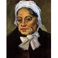 thumbnail image 2 of Van Gogh, Vincent 19x24 Gold Ornate Wood Framed with Double Matting Museum Art Print Titled - Old Woman White Cap, 2 of 4